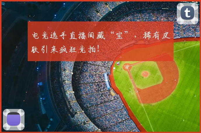 电竞选手直播间藏“宝”，稀有皮肤引来疯狂竞拍！